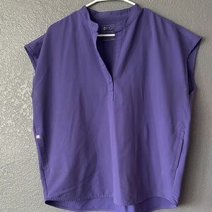 Figs Women's Vivid Purple Blouse